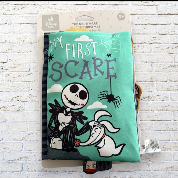 NWT Disney Baby Nightmare Before Christmas My First Scare Soft Book - Picture 1 of 3